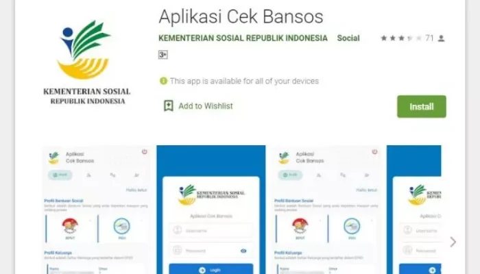 Arti dan Cara Daftar Aplikasi Cek Bansos PKH, BPNT, BLT Kesra 900 Ribu