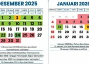 Jadwal Libur Sekolah Desember 2025–Januari 2026 di Seluruh Indonesia per Provinsi