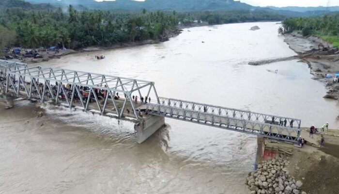 Pemerintah Selesaikan 10 Jembatan Darurat di Tiga Provinsi Terdampak Bencana