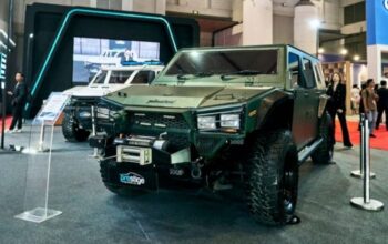 Mobil Kebanggaan Indonesia Pindad Maung MV1 dan MV2 Tampil di IIMS 2026