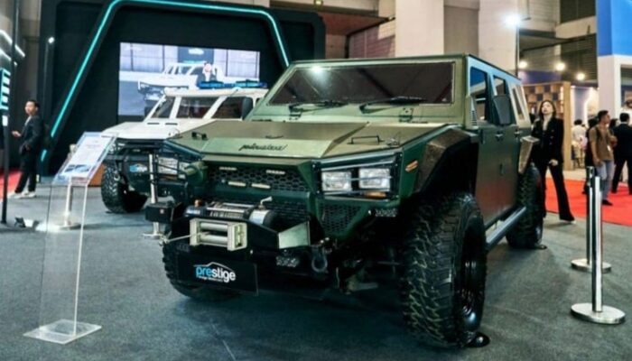 Mobil Kebanggaan Indonesia Pindad Maung MV1 dan MV2 Tampil di IIMS 2026