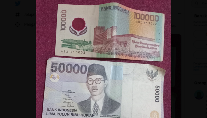 Asal Usul Uang Kertas Rp 100 Ribu dan Rp 50 Ribu yang Berserakan di TPS Setu Bekasi Masih Misterius